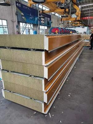 Exterior Thermal Insulated Rockwool Sandwich Panel Soundproof Custom