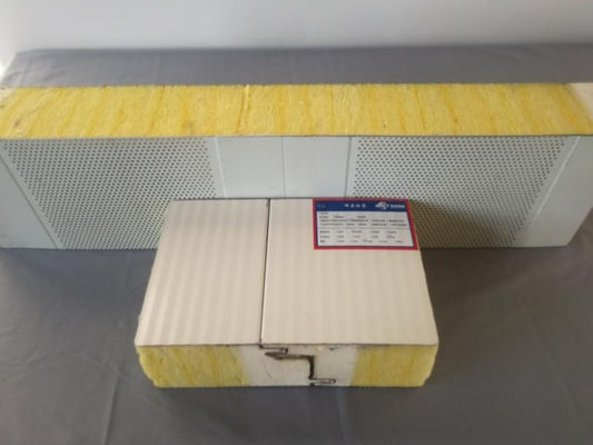 Modern Glasswool Sandwich Panel Customized Surface Treatment Free Sample Available
