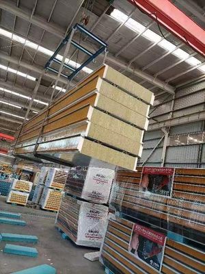 Exterior Thermal Insulated Rockwool Sandwich Panel Soundproof Custom