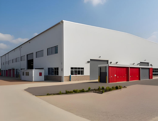 Przemysłowa prefabrykowana konstrukcja stalowa Centrum logistyczne Magazyn Lekka rama Modułowy budynek magazynowy