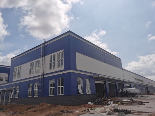 Innowacyjny prefabrykowany hangar metalowy